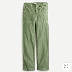 J Crew Garment-dyed Foundry pant - fatigue olive